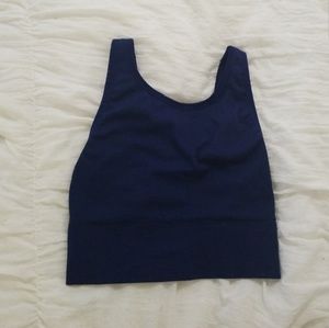 Victoria's Secret VSX Navy Long Line Sports Bra